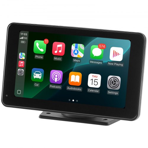 Wireless Car Stereo 7Inch HD Portable Radio Touch Screen Compatible with Apple