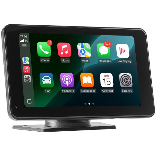 Wireless Car Stereo 7Inch HD Portable Radio Touch Screen Compatible with Apple