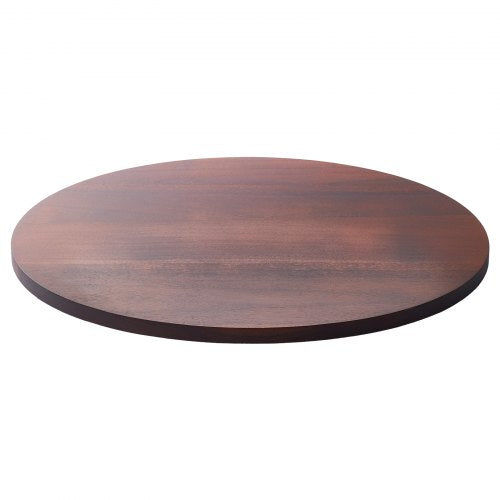 24 in Wood Lazy Susan Turntable 360° Rotation Round Clear Tabletop Rotating