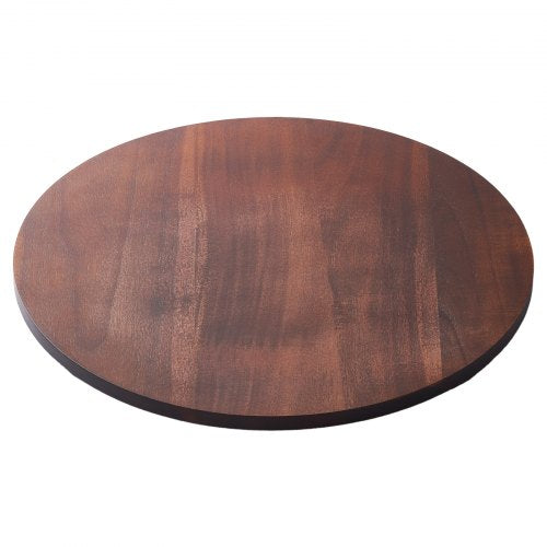 24 in Wood Lazy Susan Turntable 360° Rotation Round Clear Tabletop Rotating