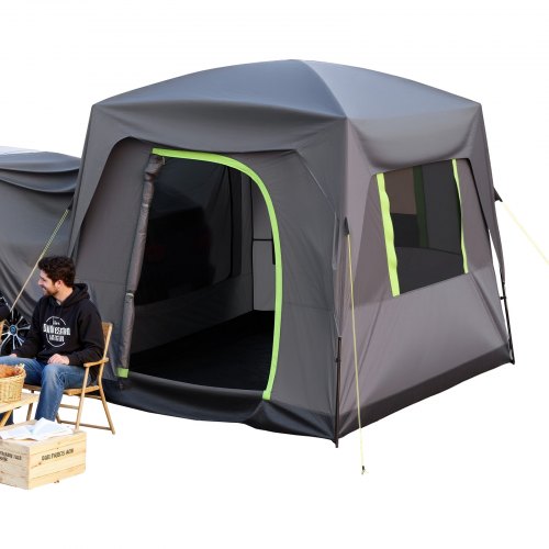 SUV Tent for Camping 10FT L x 8FT W Waterproof PU2000mm Spacious Double