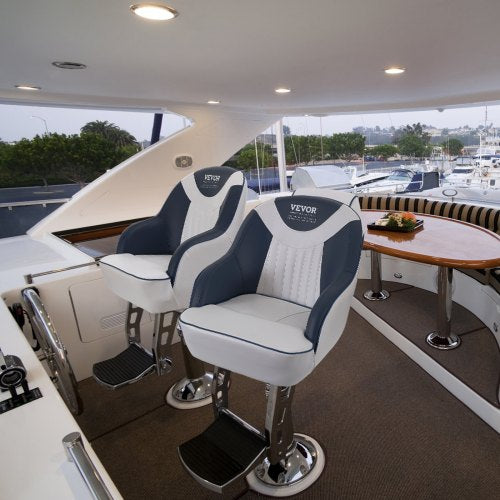 Captain Bucket Seat Pontoon Boat Seat with Thickened Sponge Padding Boat