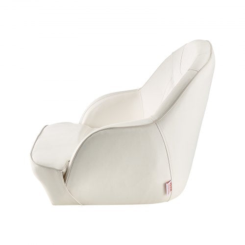 Boat Seat Low Backrest Boat Seat Captain Bucket Seat with Thickened Sponge