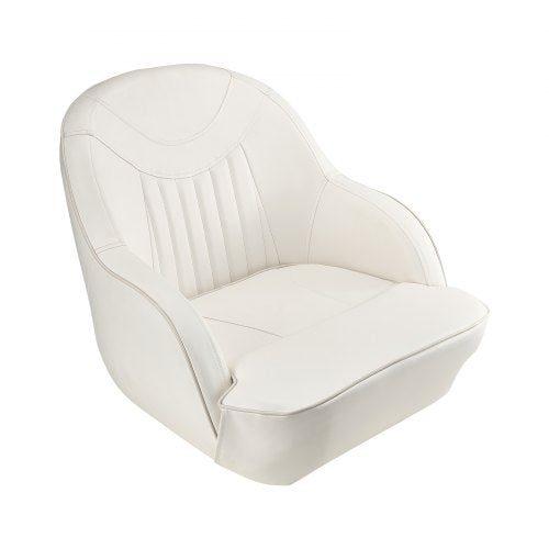 Boat Seat Low Backrest Boat Seat Captain Bucket Seat with Thickened Sponge