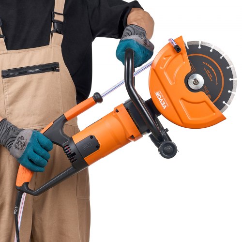 Electric Concrete Saw 9 in 1800 W Motor Circular Saw Cutter with 3.5 in Cutting
