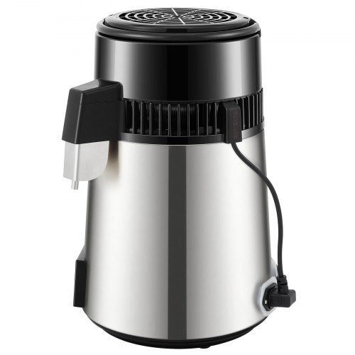 1.1 Gal Water Distiller 0.3 Gal/H 750W Distilled Water Maker Machine 0-99H