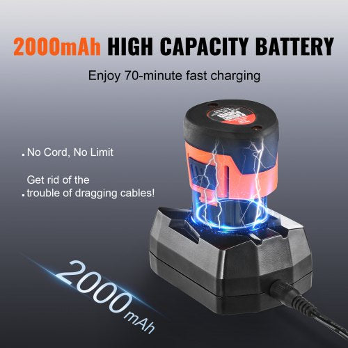 12V Electric Drain Auger 25FT Cordless Plumbing Snake Auto Feed Pipeline