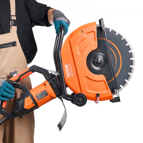 Electric Concrete Saw 16 in 3200 W Motor Circular Saw Cutter with Max 6