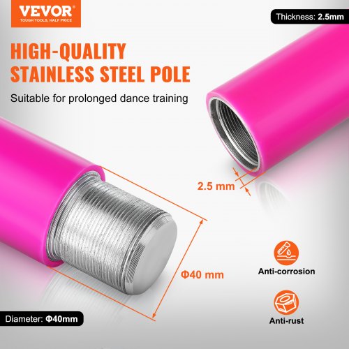 Professional Dancing Pole Spinning Static Dancing Pole Kit Portable