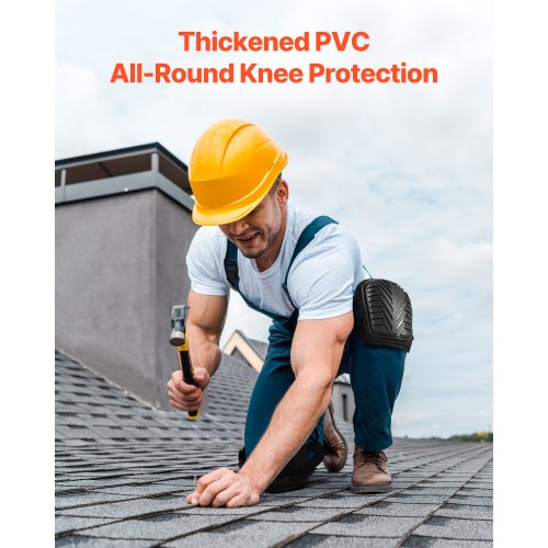 Knee Pads for Work Heavy Duty Construction Knee Pads with Adjustable Straps