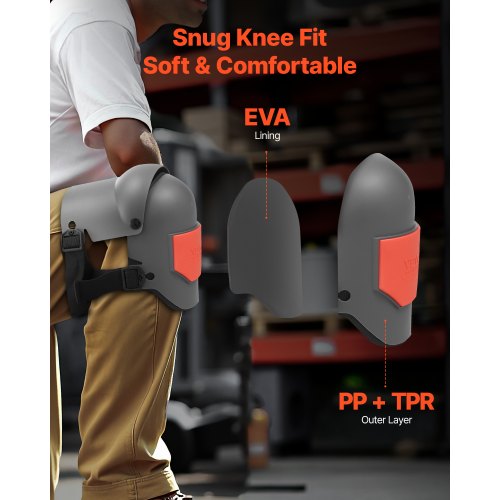 Knee Pads for Work Extra Thick Construction Knee Pads with Foam Cushion –