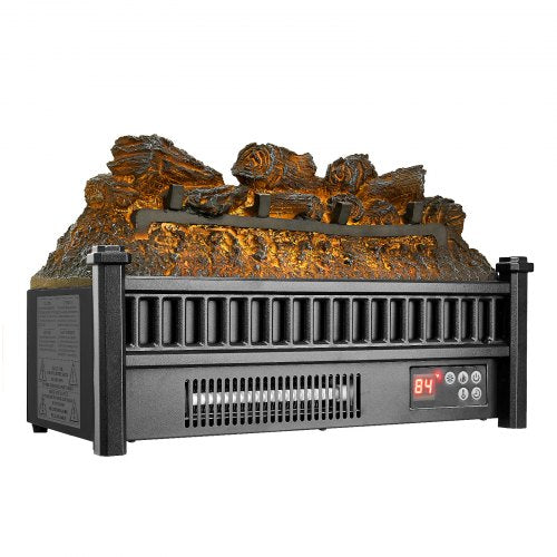 Electric Fireplace Log 20 inch Fireplace Insert Log Heater with Remote