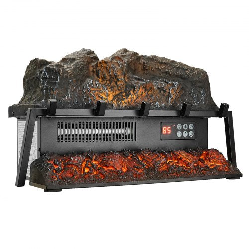 Electric Fireplace Log 23 inch Fireplace Insert Log Heater with Crackling