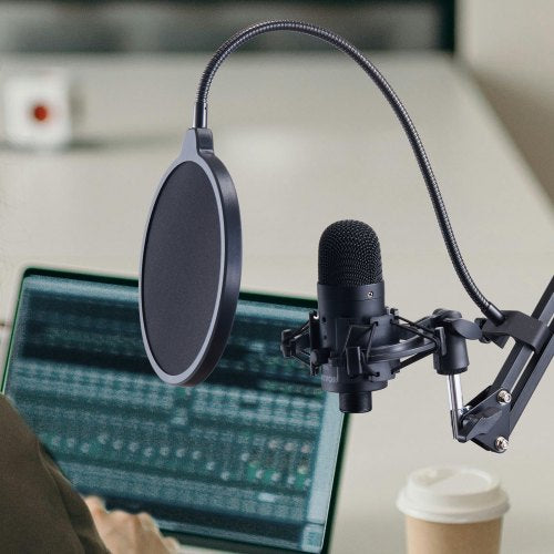 USB Microphone 192kHz24bit Professional Condenser Microphone Kit with Boom Arm