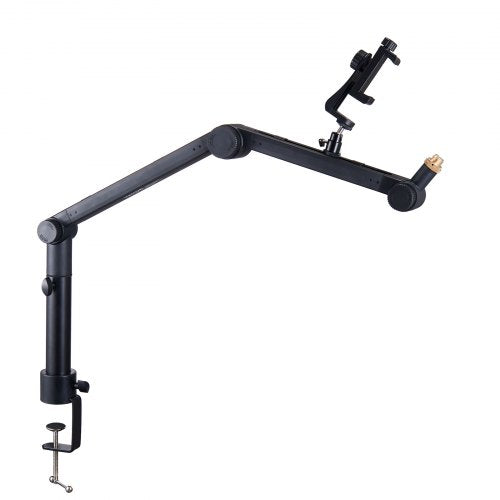 Microphone Boom Arm with Desk Mount 360° Rotatable Adjustable Mic Stand