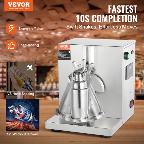 Milkshake Maker Machine 120W Commercial Milk Tea Shaker Machine Single
