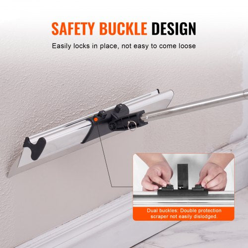 Drywall Skimming Kit Handle Fixator Smoothing Knife Accessory