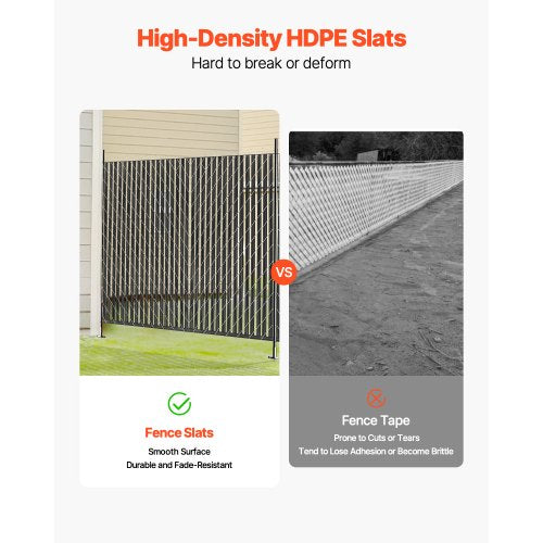 Bottom Locking Privacy Slats SingleWall Vertical BottomLocking Slats
