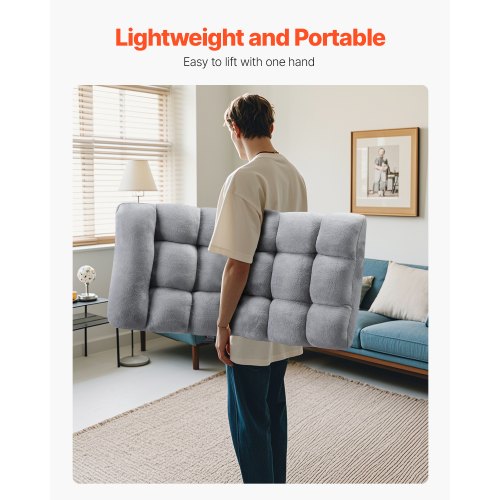 Floor Chair Recycled Foam Folding Sofa Chair with 14 Adjustable Positions