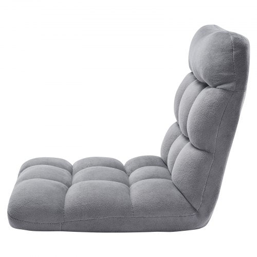 Floor Chair Recycled Foam Folding Sofa Chair with 14 Adjustable Positions