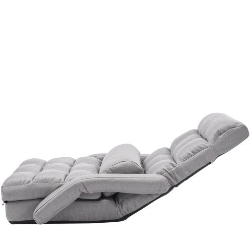 Floor Chair Floor Gaming Chair with 5 Adjustable Position and Back Support