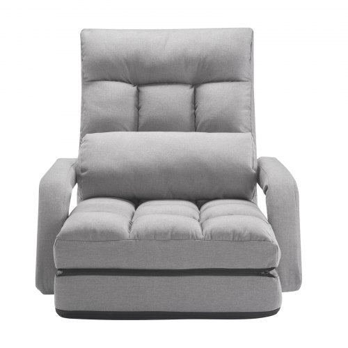 Floor Chair Floor Gaming Chair with 5 Adjustable Position and Back Support