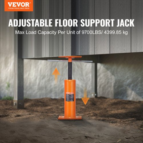 House Floor Jacks 2 Pack 1216 Height Range 9700 lbs Max Load Capacity