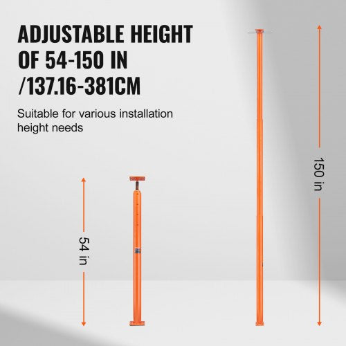 House Floor Jack 54150 Height Range 11200 lbs Max Load Capacity