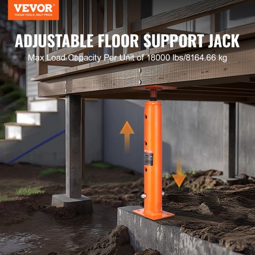 House Floor Jack 1936 Height Range 18000 lbs Max Load Capacity
