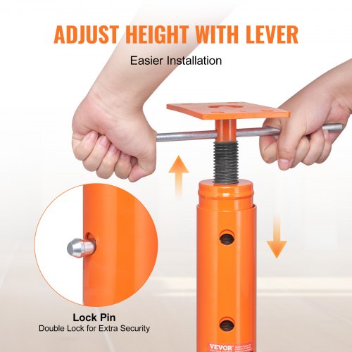 House Floor Jack 1936 Height Range 18000 lbs Max Load Capacity