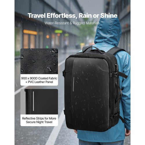 Vacuum Travel Backpack 65L Expandable Vacuum Seal Compression Travel