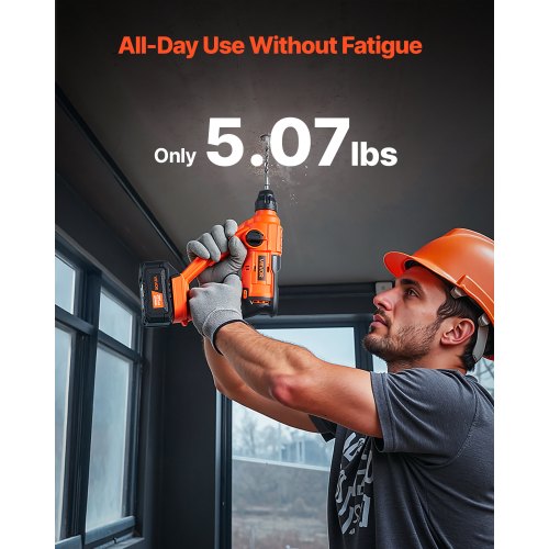 20V Cordless Hammer Drill LithiumIon 0.6 Inch Rotary Hammer Driver