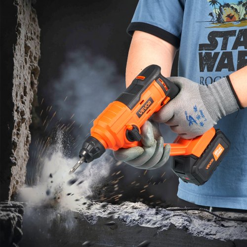 20V Cordless Hammer Drill LithiumIon 0.6 Inch Rotary Hammer Driver