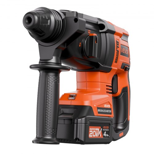 20V Brushless Cordless Hammer Drill LithiumIon 1.1 Inch Rotary Hammer