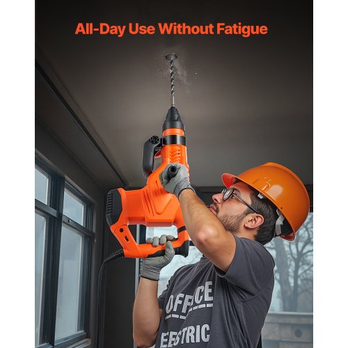 Corded Hammer Drill 1600W 175350RPM Electric Demolition Drills 2Inch