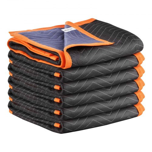 Moving Blankets 6 Pcs 72 x 40 in 32 lbsdz Large Packing Blankets with Cotton