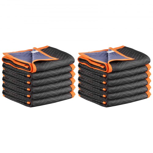 Moving Blankets 12 Pcs 72 x 40 in 32 lbsdz Large Packing Blankets with Cotton