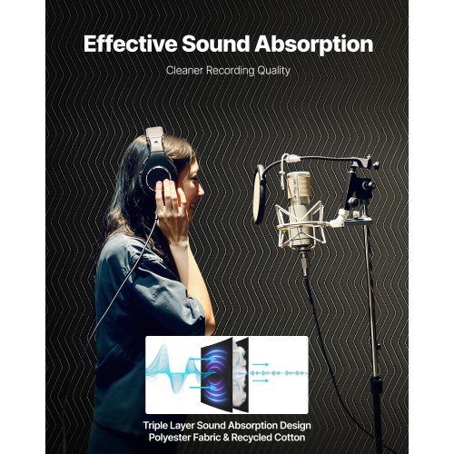 Sound Dampening Blankets Soundproof Curtains with 80 x 48 in Soundproof