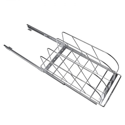 Pan and Pot Rack Expandable Pull Out Under Cabinet Organizer Cookie Sheet