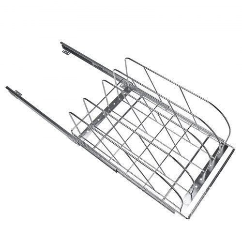 Pan and Pot Rack Expandable Pull Out Under Cabinet Organizer Cookie Sheet