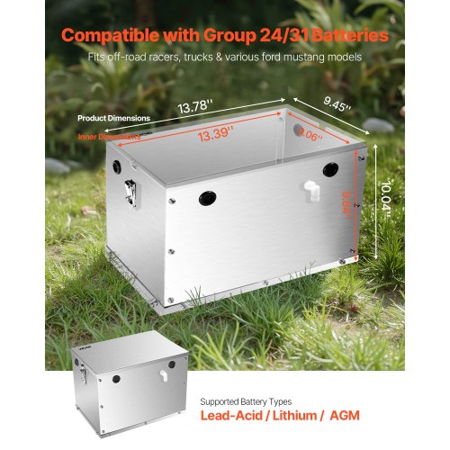 Battery Box Group 2431 Trolling Motor Battery Box Marine Batteries Case