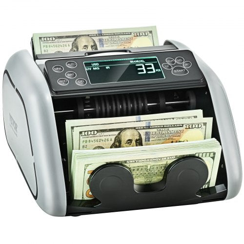 Money Counter Machine Bill Counter with UV MG IR and DD Counterfeit