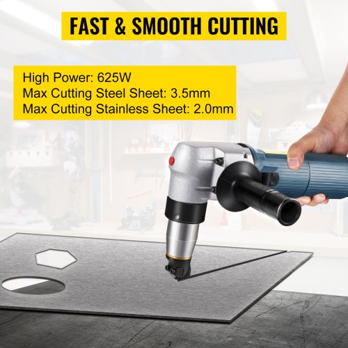 Electric Metal Nibbler 625W Nibbler Metal Cutter 1000RPM High Speed Rotor