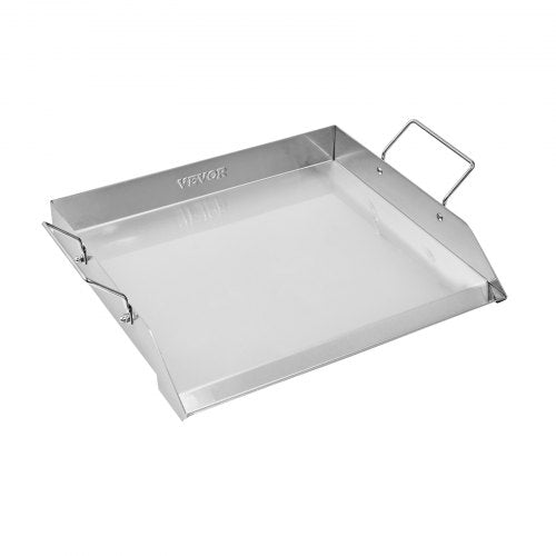 Stainless Steel Griddle 18x16 inch Universal Flat Top Rectangular Plate