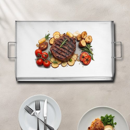 Stainless Steel Griddle 36x22 inch Universal Flat Top Rectangular Plate