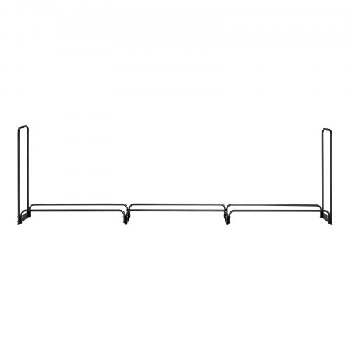 Firewood Rack with Waterproof Cover 150 x 14 x 46 in Outdoor Firewood