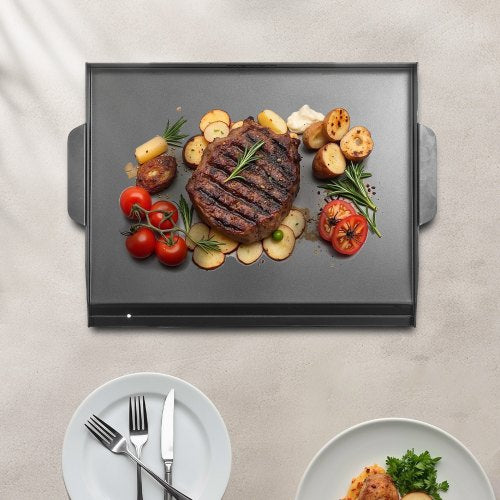 Carbon Steel Griddle 22x16 inch Universal Flat Top Rectangular Plate Gas