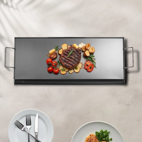 Carbon Steel Griddle 32x14 inch Universal Flat Top Rectangular Plate Gas