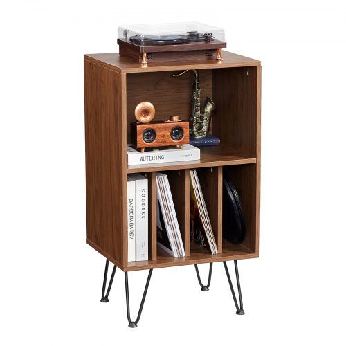 Record Player Stand 3 Tiers Turntable Stand with Record Storage Vinyl