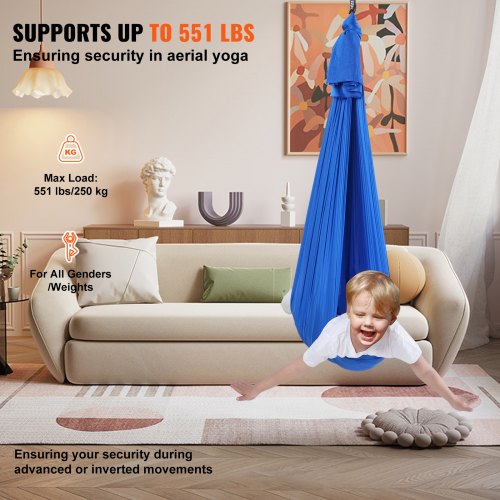 Sensory Swing for Kids 31 Yards Therapy Swing for Children with Special